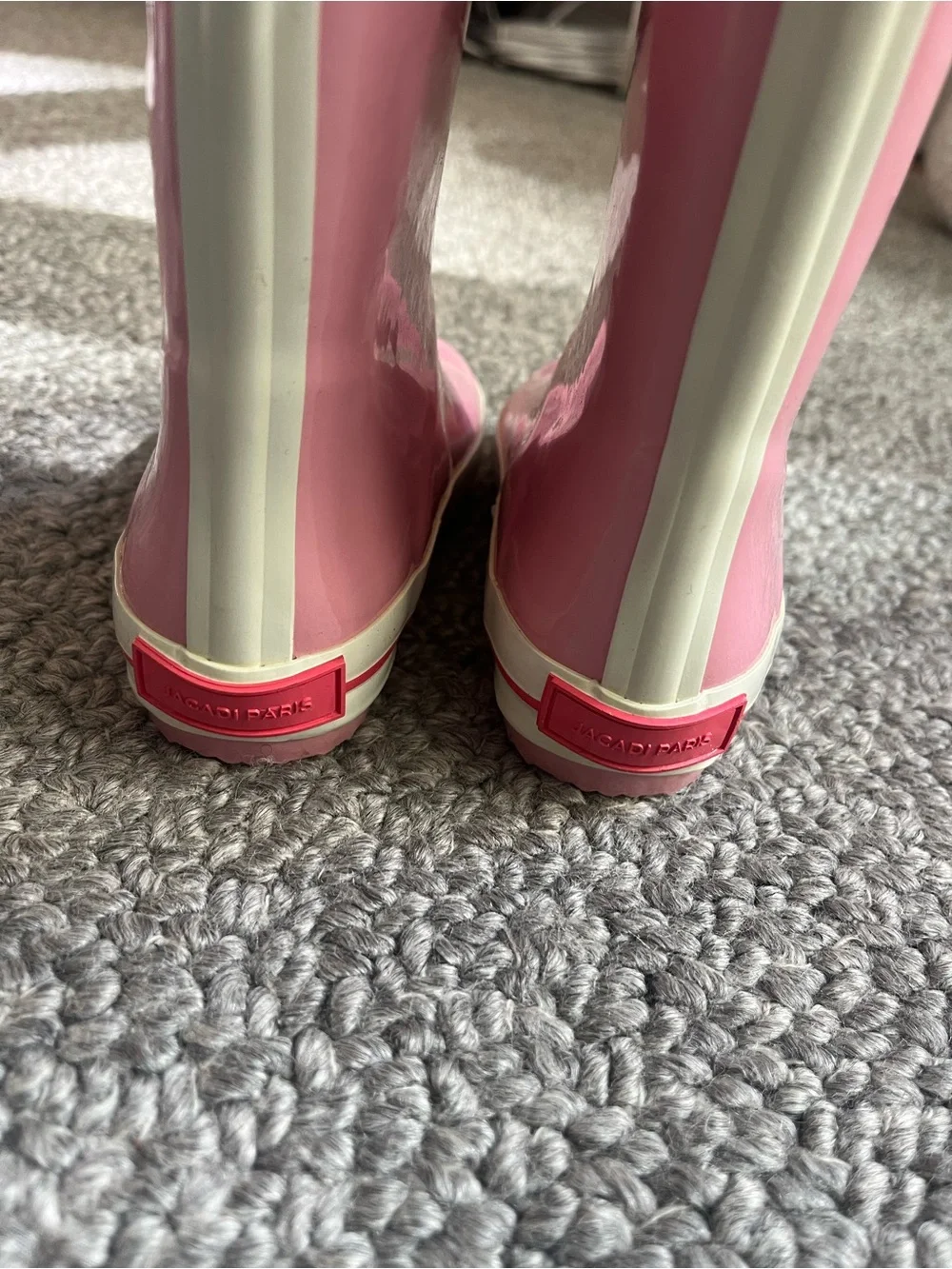 JACADI Kids Pink Rain Boots NEW